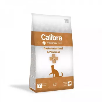 Sucha karma dla kota Calibra Veterinary Diets Gastrointestinal & Pancreas, ryba, 2 kg
