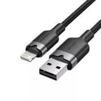Kabel USB2.0 do LIGHTNING / 1M Czarny Lanbf Vention