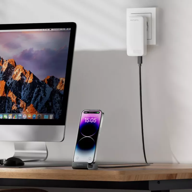 4smarts Stacja dokująca VoltDock USB-C 60 W szara (541426)