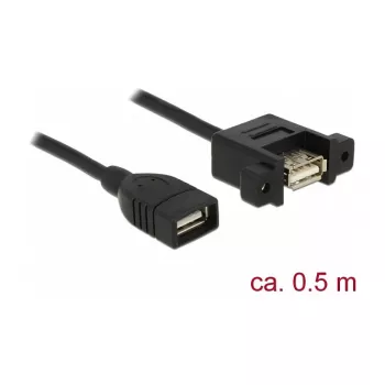 Kabel USB DeLOCK 85459 USB 2.0 0,5 m Czarny
