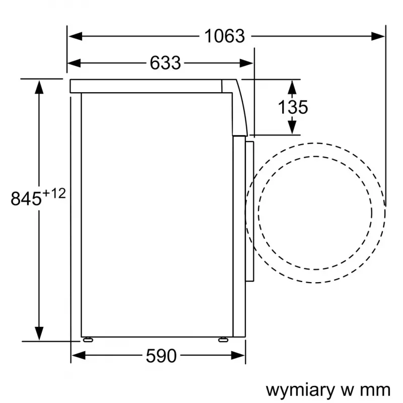 Bosch WAN2813APL Seria 4 Pralka ładowana od przodu 8 kg 1400 obr./min Biała