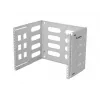 Naścienny rack 19 cali LANBERG 8U, głębokość 497×400/240 mm, szary