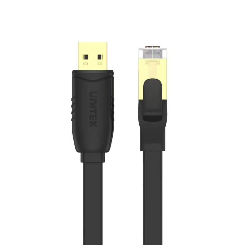 Kabel sieciowy UNITEK Y-SP02001B czarny 18 m