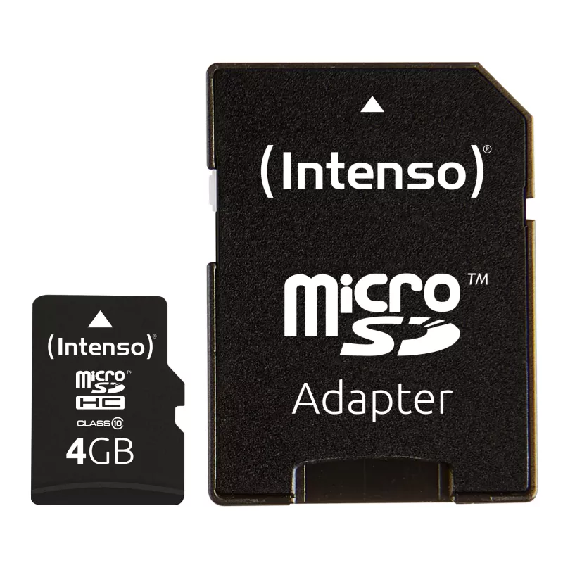 PAMIĘĆ MICRO SDHC 4GB C10/Z/ADAPTEREM 3413450 INTENSO