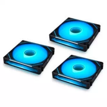 LIAN LI UNI FAN SL-INF 140 ARGB Reverse Blade PWM 3-Pack - Czarny