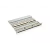 Panel krosowy Equip 48-portowy, ekranowany, Cat.6, czarny, RJ-45, złoto, Cat6, montaż w szafie, 1U, czarny