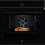 Piekarnik do zabudowy Electrolux EOE8P39H czarny, pirolityczny, elektryczny, wielofunkcyjny, czarny