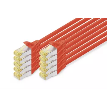 Kabel sieciowy Digitus CAT 6A S/FTP RJ-45 2m Czerwony