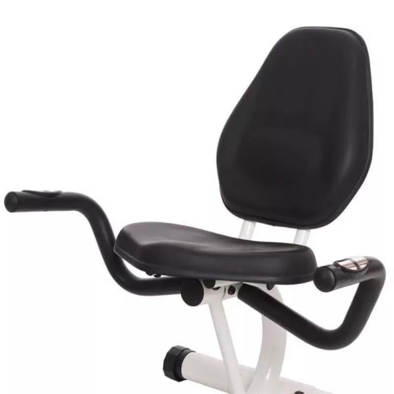 Poziomy rower magnetyczny biało-zielony HMS R9259