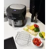 Frytkownica beztłuszczowa BLAUPUNKT AFD712 — pojemność 7,2 l, 1800 W, cyfrowe sterowanie dotykowe, 40–200°C, minutnik 60 min