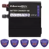Qoltec Smart Monolith ładowarka akumulatora do akumulatorów LiFePO4 AGM GEL SLA | 10A | 12V