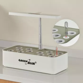 Inteligentny system do uprawy roślin GreenBlue, SMART doniczka, 4L, na 12 roślin, pełne spektrum LED, GB133