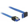 Kabel SATA DeLOCK 84996 0,3 m SATA 7-pin czarny niebieski