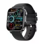 Smartwatch Colmi P80 czarny — noszone na nadgarstku, kolorowy wyświetlacz, monitorowanie zdrowia i aktywności
