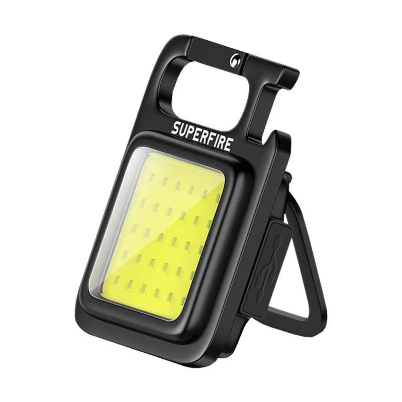 Latarka Superfire MX16 — 600 lm strumienia, wbudowany akumulator 500 mAh, ładowanie USB-C