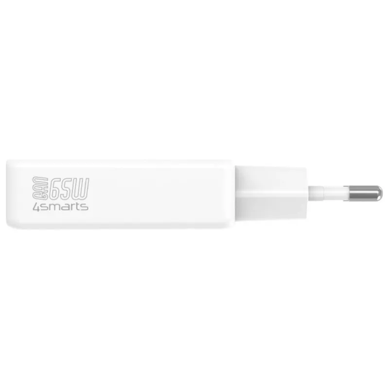 Ładowarka PDPlug Dual 65W GaN 2xUSB-C biała