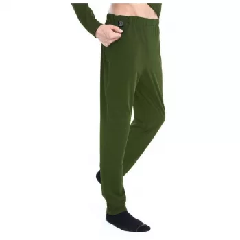 Spodnie podgrzewane Glovii GP1CXL Universal XL zielony — zasilane bateriami spodnie podgrzewane, rozmiar XL