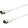 Kabel koncentryczny e p FA 15 LOSE 1,5 m, złącza F-F, biały