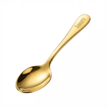 Zestaw łyżeczek do espresso BIALETTI PGOLD008 — 4 sztuki, złote wykończenie