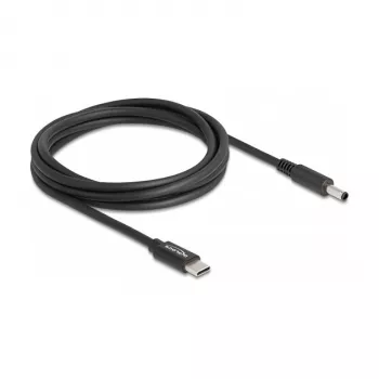 Kabel ładujący do laptopa DeLOCK USB Type-C męski na Dell 4,5 x 3,0 mm męski 1,5 m 20 V