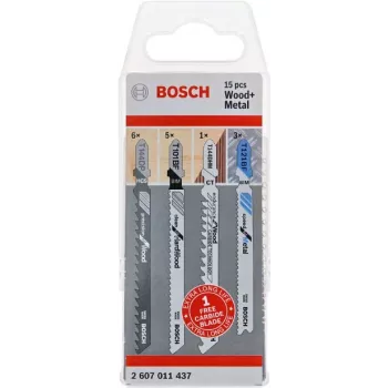 Bosch 2 607 011 437 brzeszczot do wyrzynarek/pił szablastych/pił tarczowych Brzeszczot do wyrzynarek 15 szt.