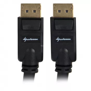 Kabel DisplayPort Sharkoon 1.3, 4K, 1 m, czarny