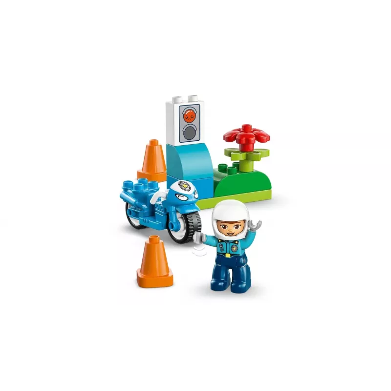 LEGO DUPLO 10471 Niebieski Motocykl Policyjny