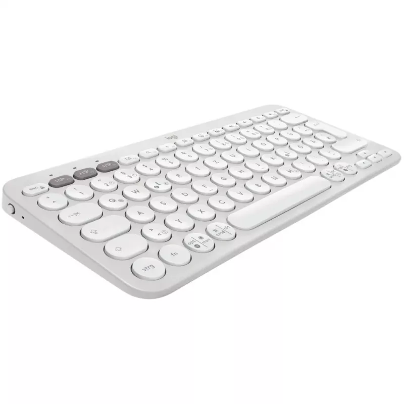 Logitech Pebble 2 Combo Set, Biały, Bezprzewodowy, Niemiecki, 920-012204