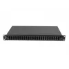 Panel krosowy 1U Lanberg FOP1-24SD-LQB stalowy, czarny, do montażu w szafie rack