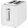 Toster AENO ATS0002W 2-szczelinowy, 780–930 W, 220–240 V 50–60 Hz, 3 tryby, 7 poziomów przyrumieniania, biały