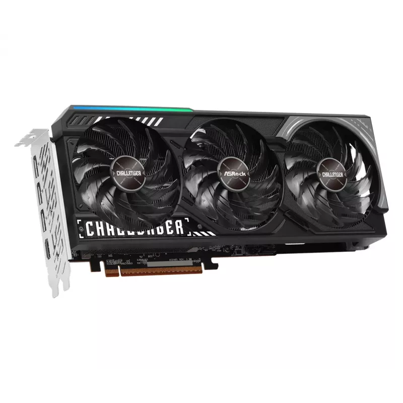 Karta graficzna ASRock Challenger Radeon RX 9070 — 16 GB GDDR6, 256-bit, PCIe 5.0, 3x DisplayPort 2.1a + HDMI 2.1b