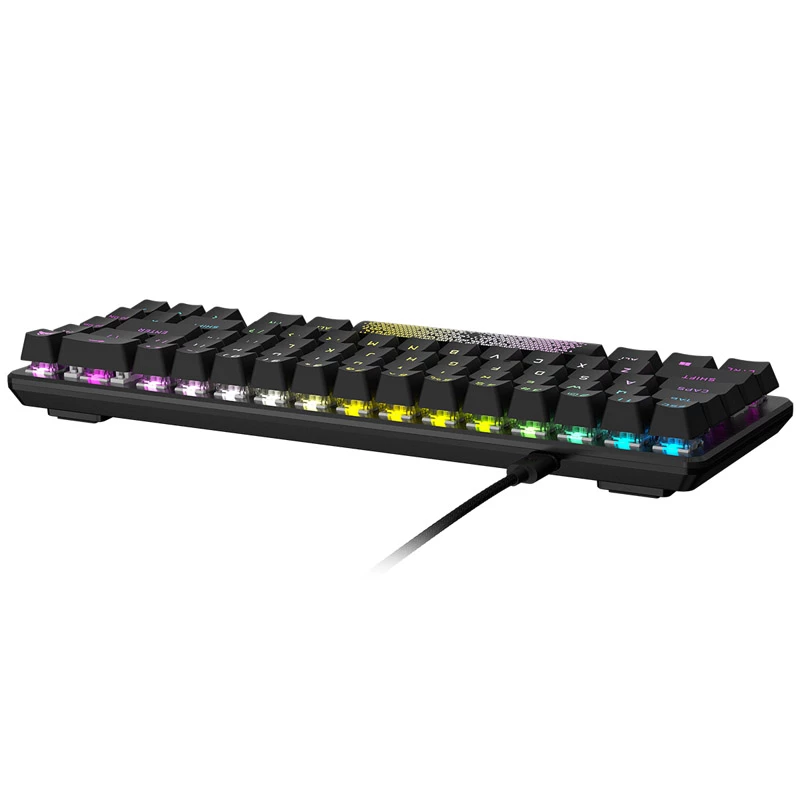 Klawiatura Corsair K65 PRO MINI do gier, USB, QWERTZ, niemiecka, czarna