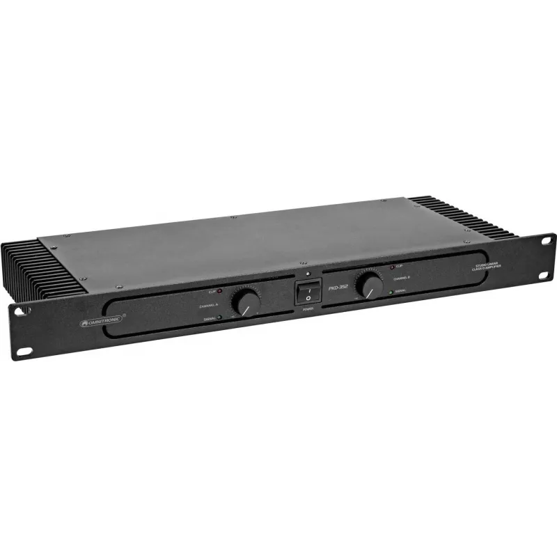 Wzmacniacz studyjny Omnitronic PKD-352 — Klasa-D, 350W RMS