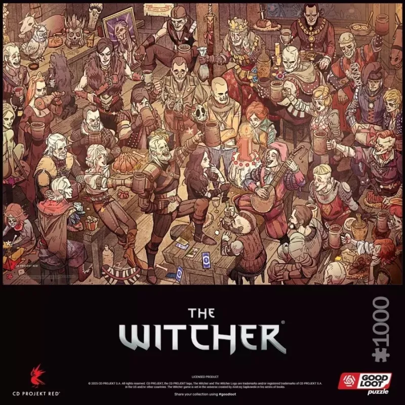 Good Loot Gaming Puzzle: Wiedźmin Urodziny, 1000 elementów