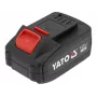 Bateria do narzędzi bezprzewodowych YATO YT-828463 — Li‑Ion 18V 4Ah, czerwona, wskaźnik ładowania
