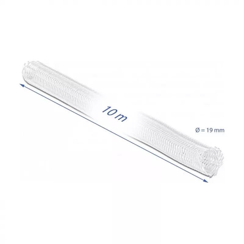 Oplot ochronny DeLOCK 20819 10 m x 19 mm biały