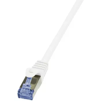 Kabel sieciowy LogiLink 20m Kat.6A RJ-45 S/FTP Biały