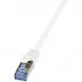 Kabel sieciowy LogiLink 20m Kat.6A RJ-45 S/FTP Biały