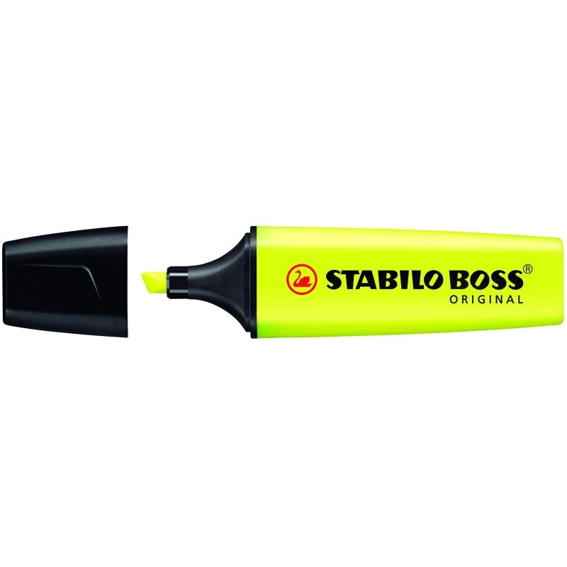 Marker STABILO BOSS Oryginalny Chisel tip żółty
