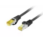 Kabel sieciowy Lanberg PCF6A-10CU-0100-BK Czarny 1m Cat6a S/FTP