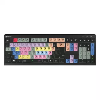 Logickeyboard LKB-EDIUS-A2PC-FR klawiatura Uniwersalna USB AZERTY Francuski Czarny