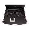 Konsola rackowa VALUE 26.99.0123, 17 cali (43,2 cm) LCD, 1280×1024, 1U, klawiatura francuska, czarna