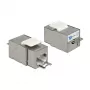 Moduł keystone DELOCK 86404 — RJ-45 srebrny, 38,5×22,3×17,3 mm