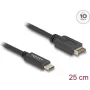 DeLOCK Kabel USB USB Type-E Key A 20-pin męski na USB Type-C męski 25 cm