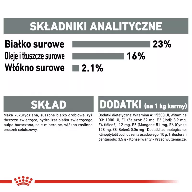 Sucha karma dla psa Royal Canin Mini Dental Care 3 kg — dorosłe psy ras małych, drób, pielęgnacja zębów