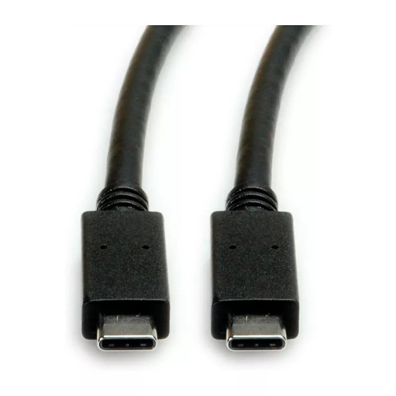 Kabel USB ROLINE 11.02.9057 USB 3.2 Gen 2 1 m USB-C Czarny