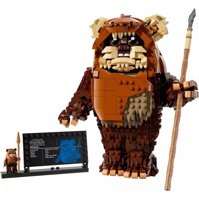 LEGO Star Wars Construct Wicket the Ewok 75430 zestaw konstrukcyjny — 1010 elementów, model 230 mm, wiek 12+