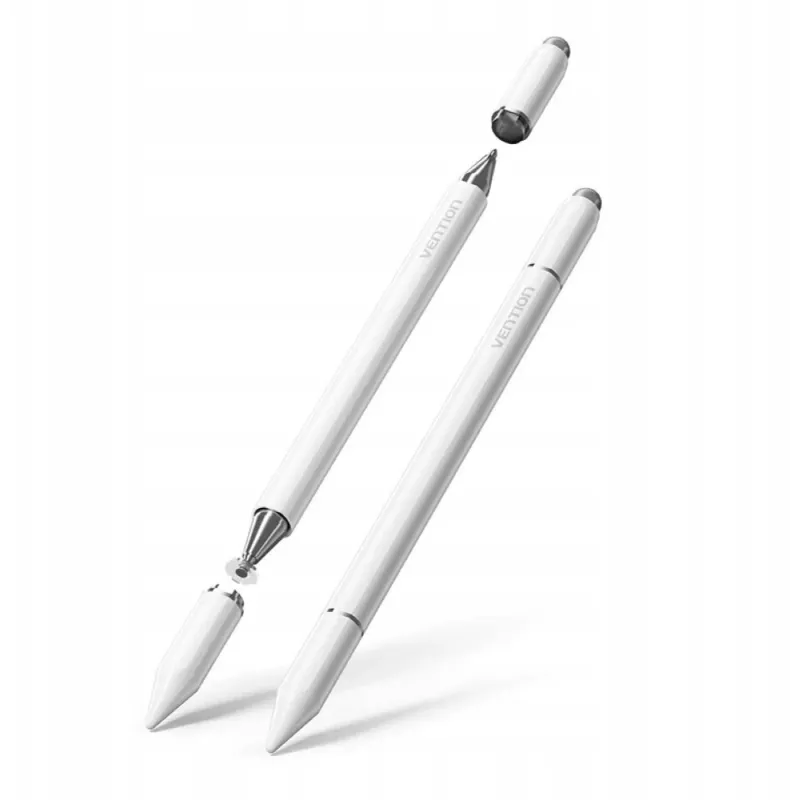Stylus Vention KQLW0 3-w-1 magnetyczny stop aluminium, biały, 18,2 g