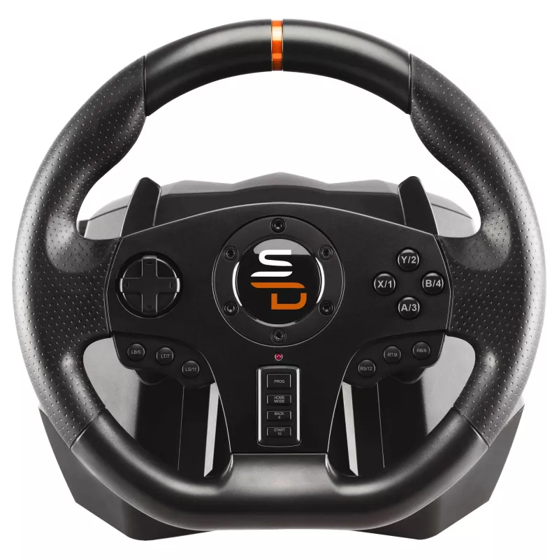 Subsonic SA5595-PC Kontroler do gier Czarny Kierownica USB z pedałami