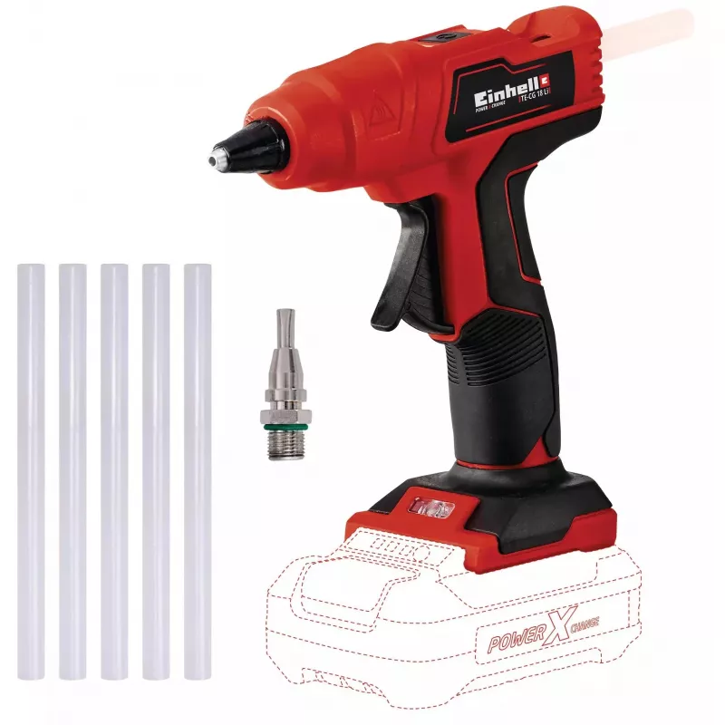 Pistolet do kleju na gorąco Einhell 4522200 czarno-czerwony